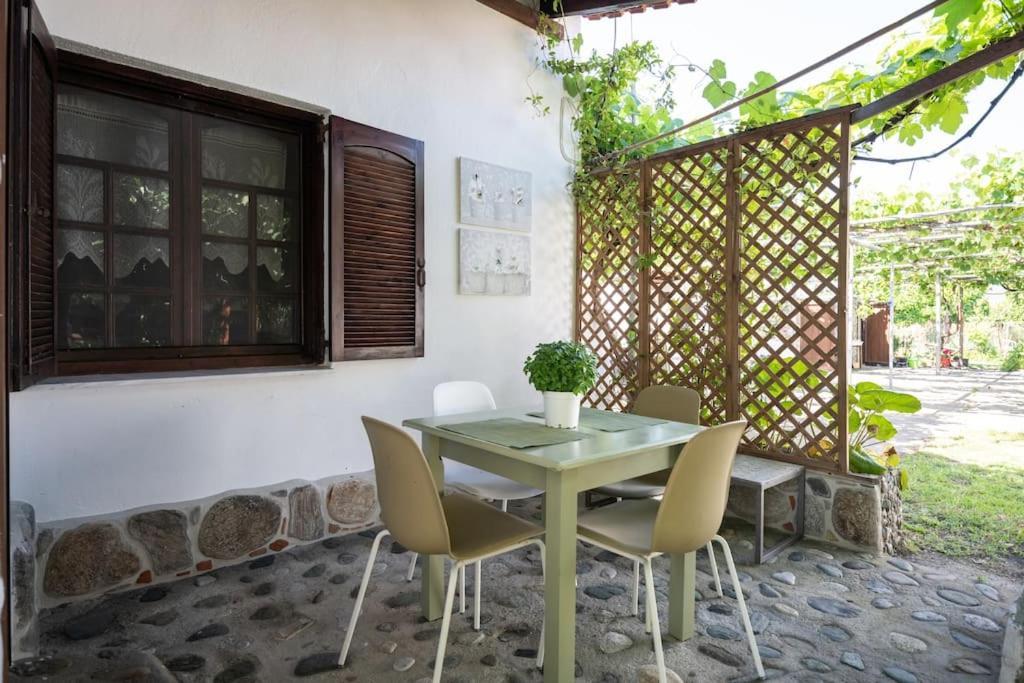 Traditionelles Appartement Athos Shadow Am Meer Paralia Sikias Exterior foto